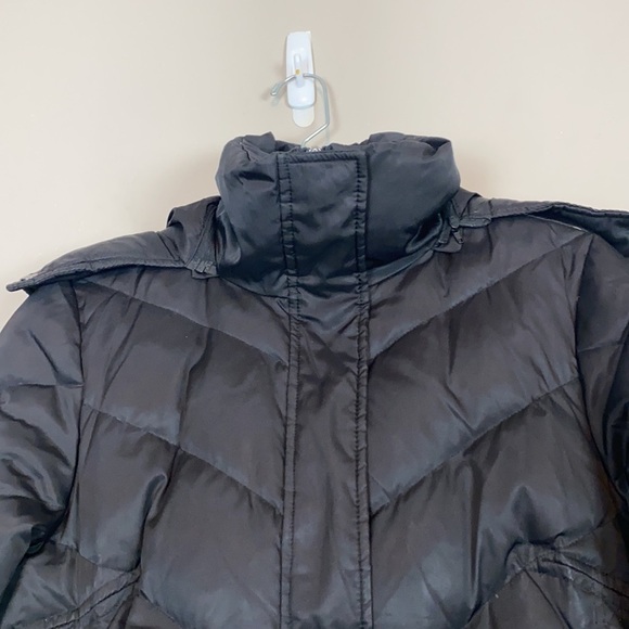 Kenneth Cole Reaction Black Down Puffer Coat Size Small - Picture 5 of 15